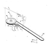 MOTION DRIVE V BELT 37X87 037X87MA MURRAY MOWER FIT ++