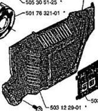 RECOIL STARTER HOUSING HUSQVARNA CHAINSAW 50 51 55
