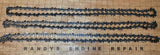 3 new Husqvarna 372xp 20" Chisel Chain By Oregon, 72lgx072g 3/8" Pitch,050