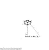 pulley mower deck 539107279 husqvarna zero turn mower