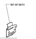 CHAIN GUIDE BAR PLATE HUSQVARNA 262 154 257 254 261 262XP CHAINSAW PART