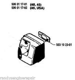 OEM MUFFLER HUSQVARNA 506011703 40 45 49 chainsaw part