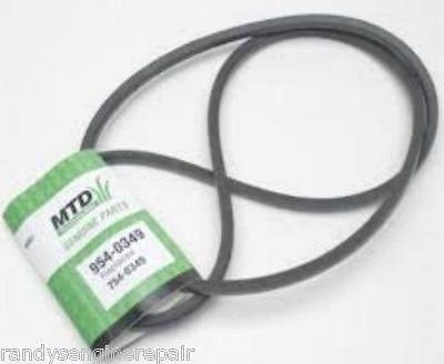 754-0349 954-0349 820-849 Lawn Mower Deck Belt oem MTD, Cub Cadet, Troy Bilt, Black, YardMan, Craftsman, Toro