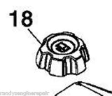 195951, 430218 Husqvarna, Craftsman, Poulan 3" Black Fuel Gas Petrol Tank Cap