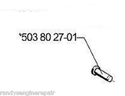 pivot pin husqvarna 154 141 136 55 Rancher 395 395xp