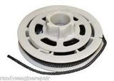 Troy Bilt Recoil Pulley w/rope 753-05261 753-05435 Craftsman Cub Cadet MTD