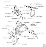 part chain brake assembly husqvarna 394,395 chainsaw