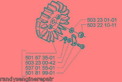 starter pawls HUSQVARNA 537015501 372 362 365 385 xp