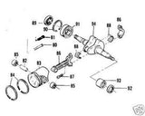 CRANKSHAFT OIL SEAL MCCULLOCH SP81E 805 4300 800 SP60