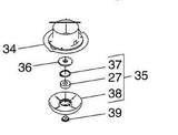 Mow Ball 172523 CRAFTSMAN Weed Eater Poulan Pro Sears wheeled trimmer part