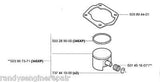 oem PISTON ASSY HUSQVARNA 346XP 503 90 73-71 503907371