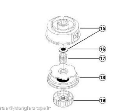 TRIMMER HEAD ASSY Ryobi, MTD, Bolens, Yard Machine