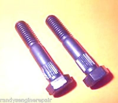 Pack Lot Set of 2 Husqvarna 505220937 Bar Stud Bolts 505 22 09-37 OEM Genuine parts