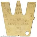 WALBRO 2-CYCLE CARBURETOR METERING LEVER GAUGE repair shop technician tool