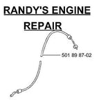 Oiler CABLE 501898702 HUSQVARNA CHAINSAW 3120 3120XP