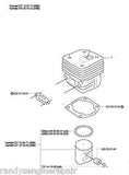 PART PISTON CYLINDER HUSQVARNA 390xp 390 epa chainsaw