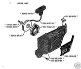 RECOIL STARTER HOUSING HUSQVARNA CHAINSAW 50 51 55