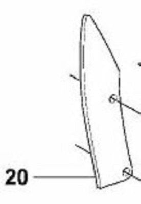 BUMPER HUSQVARNA 503930401 353 351 346 346XP XP EPA