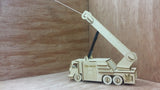 Laser Cut Wooden Model Kit Fire Truck Ages 8+. Customization available! FREE US SHIPPING!