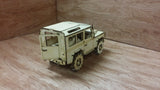 Laser Cut Wooden Model Kit Land Rover Defender truck Ages 8+. Customization available! FREE US SHIPPING!