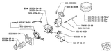 part carburetor husqvarna chainsaw 503280410 model list