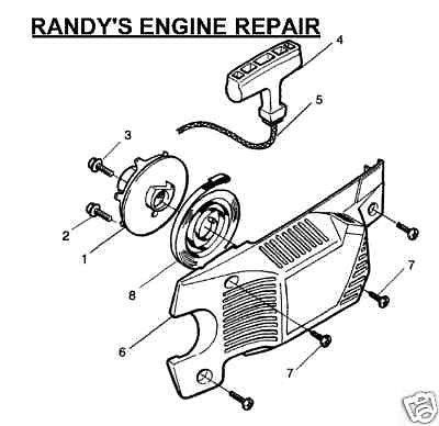Recoil Starter assy Husqvarna CHAINSAW 36 41 136 141