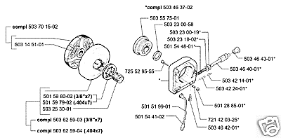 oil hose line husqvarna jonsered 501519901 61 66 2100 +