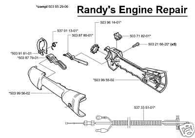 Throttle Handle Husqvarna 503852906 324 HDA LDX LX part