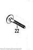 215848 Step Bolt vintage Mcculloch 605 610 650 655 3.7 Timber Bear chainsaw part