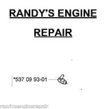 537099301 Husqvarna FUEL GAS TANK connector 372 372xp 362 Special New OEM part