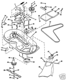 V-BELT PART 131264 AYP craftsman RIDER MOWER