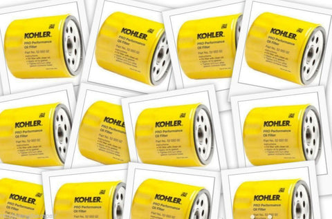 12 Pack OEM Kohler 52-050-02-S Pro Performance Oil Filter Genuine parts