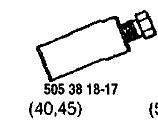 TOOL OIL PUMP DRIVE WHEEL PULLER HUSQVARNA 40 45