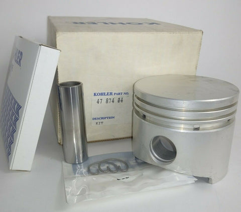 NEW GENUINE KOHLER # 47-874-04 PISTON KIT W/ RING SET .020