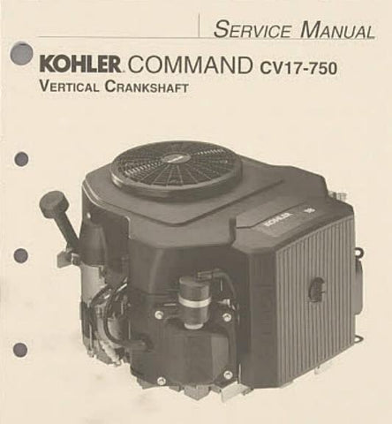 Kohler Repair Manual # 24-690-07 for Models vertical crankshaft CV17- CV745 TP-2450-c