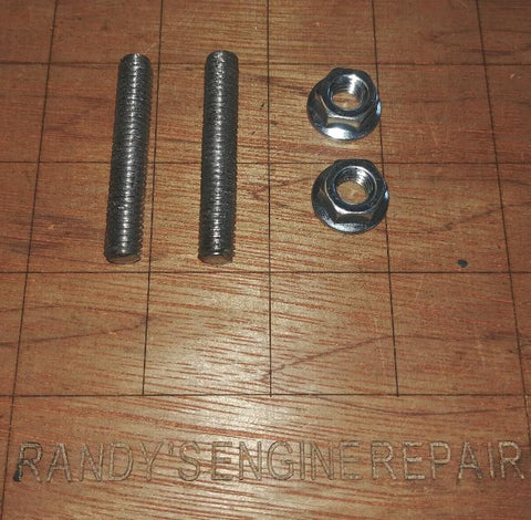 2 Poulan Pro Craftsman bar studs & nuts 530015719 530015251 Free USA shipping