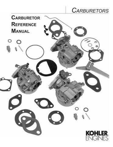 TP-2377-E Kohler Carburetor Reference Manual Repair Technicians MUST HAVE!