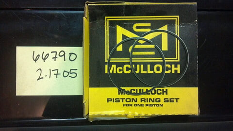 Piston Ring Set # 66790 Vintage Mcculloch Go Kart engine .005" OS MC-92 MC-93 more