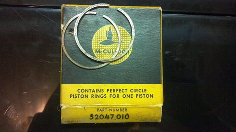 Piston Rings # 52047 for Vintage Mcculloch MAC MC Go Kart engine & chainsaw parts
