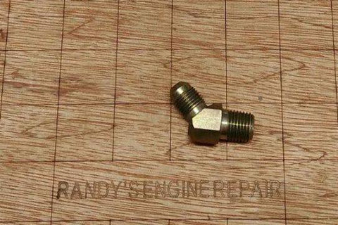 Case Ingersoll 218-1093 45 Degree Hydraulic Fitting 1/4 npt x 1/4 male pipe flare