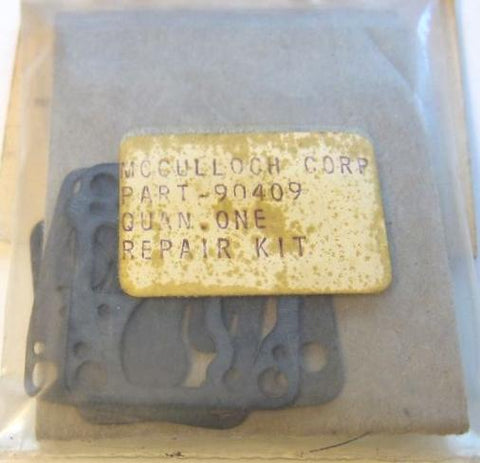 MCCULLOCH 90409 CARBURETOR REBUILD REPAIR OVERHAUL KIT POWER MAC 6