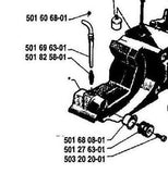 antivibe element shock mount Husqvarna 501276301 501269704