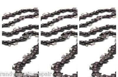 Set of 3 325 Pitch .050 for H30-72 18" Chain 501840672 346XP 435 445 50 51 55