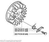 503824302 flywheel HUSQVARNA CHAINSAW 346xpg 346G 346 g xpg