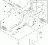 Husqvarna 544193807 Fuel Petrol Gas Tank Kit Assy OEM New fits 435 440 435e 440e