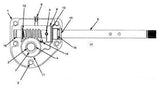 bushing flange bearing 741-0663 mtd craftsman troybilt