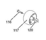 Cub Cadet 938-3056 Deck Wheel Shoulder Bolt Sears Poulan Weed Eater 193406