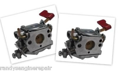 Set of 2 Genuine OEM 545006017 Poulan Craftsman Trimmer Carburetor Zama C1U-W32