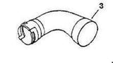 Echo 21501205060 debris connector tube for bag fits +