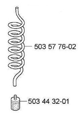 HUSQVARNA FUEL HOSE AND FILTER PART# 581756202 & 503443201